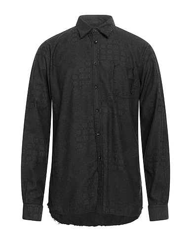 6167 Patterned shirt Black 100% Cotton