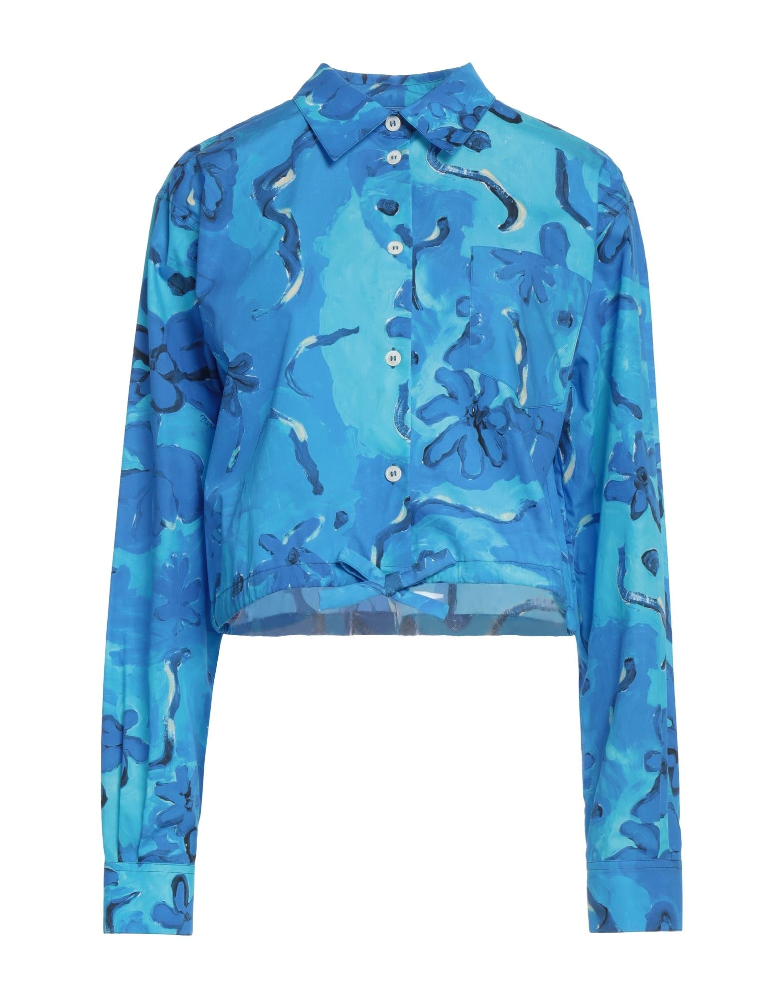 MARNI | Ivory Women's Floral Shirts & Blouses | YOOX