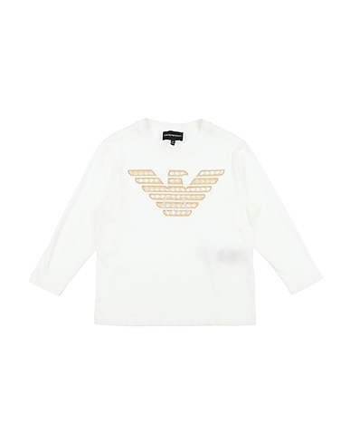 EMPORIO ARMANI T-shirt Beige 100% Cotone, Poliestere