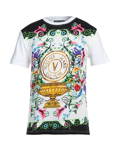 VERSACE JEANS COUTURE T-shirt White 100% Cotton
