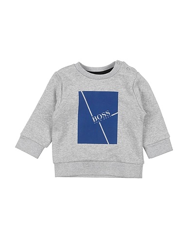BOSS Sweatshirt Grey 87% Cotton, 13% Polyester, Elastane