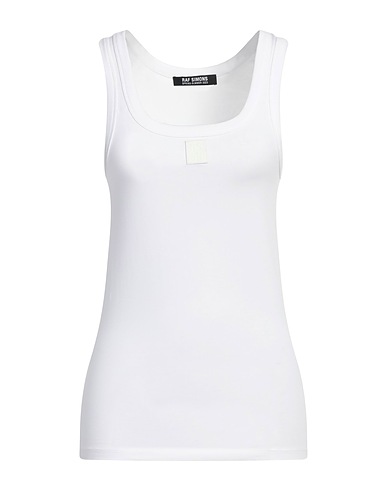 RAF SIMONS Vest White 100% Cotton