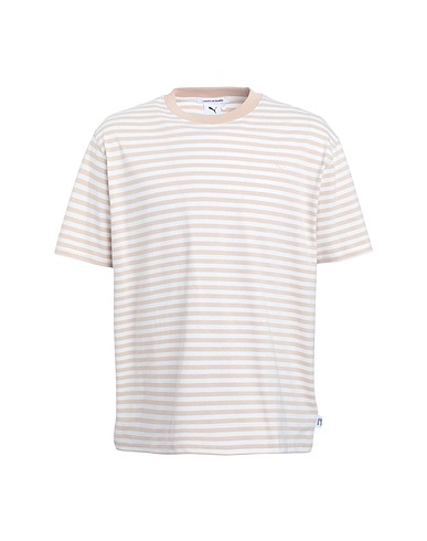 PUMA Ｔシャツ MMQ SERVICE LINE Tee
 ベージュ コットン 100%