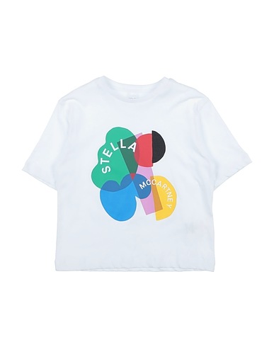 STELLA McCARTNEY KIDS T-shirt White 100% Cotton, Elastane