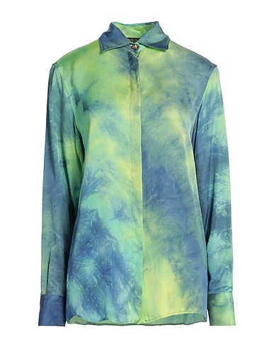 ROBERTO CAVALLI Patterned shirts & blouses Lime green 100% Viscose