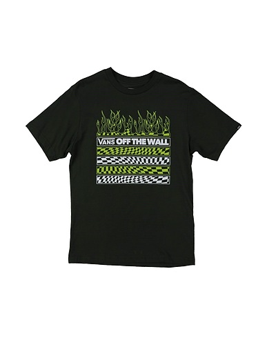 VANS T-shirt NEON FLAMES SS
 Military green 100% Cotton