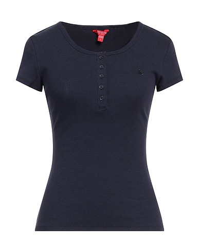 GUESS T-shirt Blu navy 97% Cotone, 3% Elastan