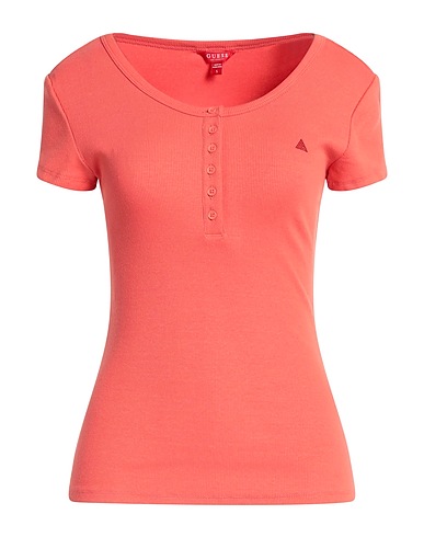 GUESS T-shirt Corallo 97% Cotone, 3% Elastan