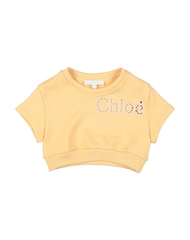 CHLOÉ Sweatshirt Yellow 100% Organic cotton, Elastane