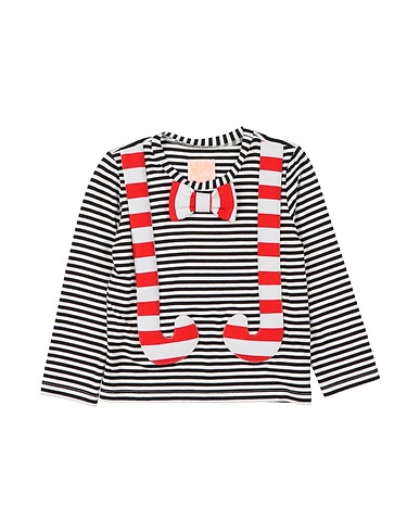 WAUW CAPOW T-shirt Nero 95% Viscosa, 5% Elastan, Poliestere