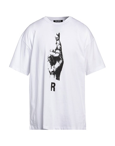 RAF SIMONS Oversize-T-Shirt White 100% Cotton