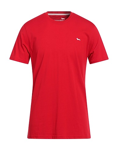 HARMONT & BLAINE Basic T-Shirt Red 100% Cotton