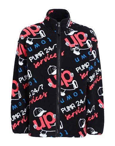 PUMA Sweatshirt UPTOWN Polarfleece Jacket
 Black 100% Polyester