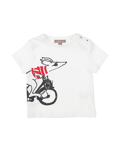 ÉMILE ET IDA T-shirt White 100% Cotton
