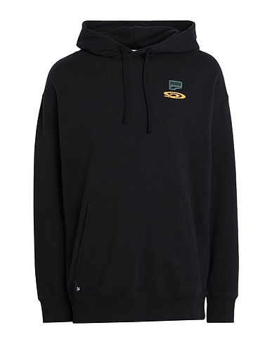 PUMA Hooded sweatshirt DOWNTOWN Graphic Hoodie TR
 Black 100% Cotton