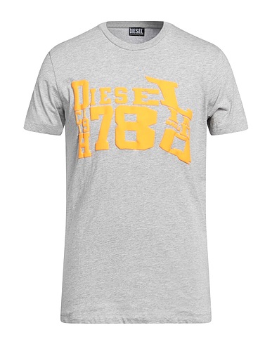 DIESEL T-shirt Light grey 100% Cotton