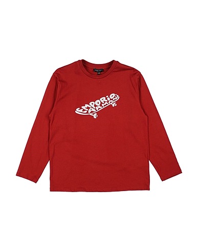 EMPORIO ARMANI Ｔシャツ ブラウン コットン 100%