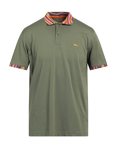 HARMONT & BLAINE Polo shirt Military green 100% Cotton