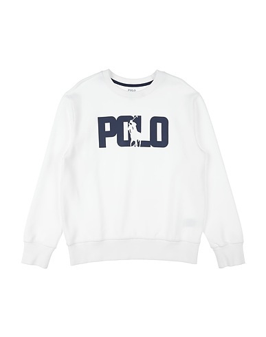 POLO RALPH LAUREN Sweatshirt Big Pony Logo Double-Knit Sweatshirt
 White 75% Cotton, 25% Polyester