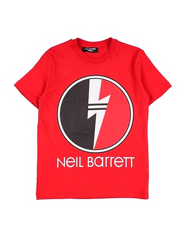 NEIL BARRETT T-shirt Red 100% Cotton