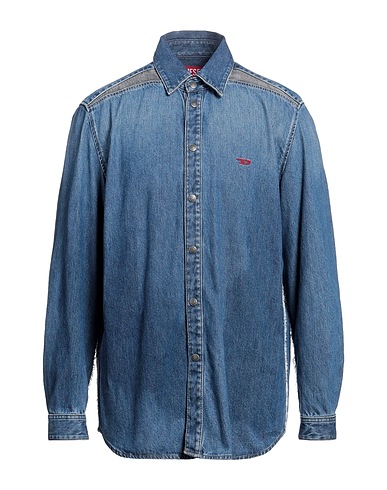 DIESEL Denim shirt Blue 100% Cotton