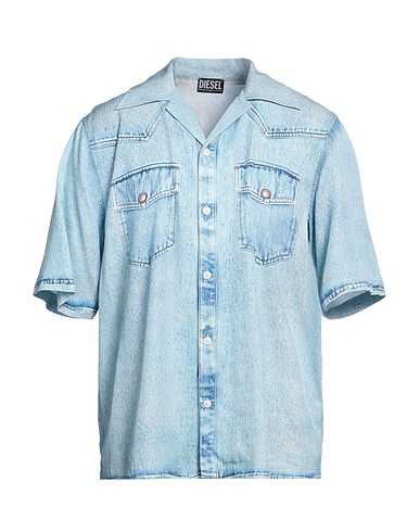 DIESEL Denim shirt Blue 100% Rayon