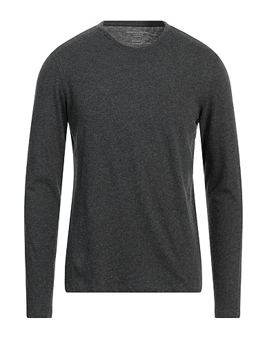 MAJESTIC FILATURES Basic T-Shirt Lead 85% Cotton, 15% Cashmere