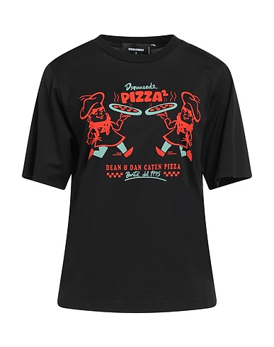 DSQUARED2 T-shirt Nero 100% Cotone