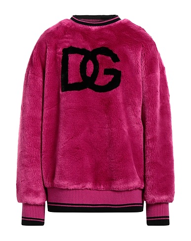 DOLCE&GABBANA Sweatshirt Fuchsia 78% Acryl, 22% Polyester, Schurwolle, Elastan