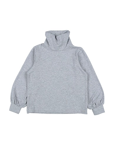 SIMPLE KIDS T-shirt Grey 50% Cotton, 50% Polyester