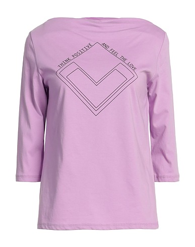 MARC ELLIS T-Shirt Malve 100% Baumwolle