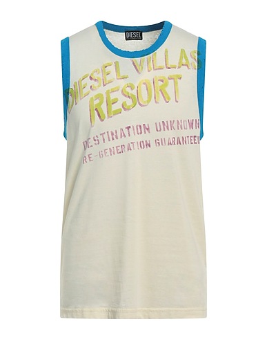 DIESEL T-shirt Ivory 60% Cotton, 40% Polyester