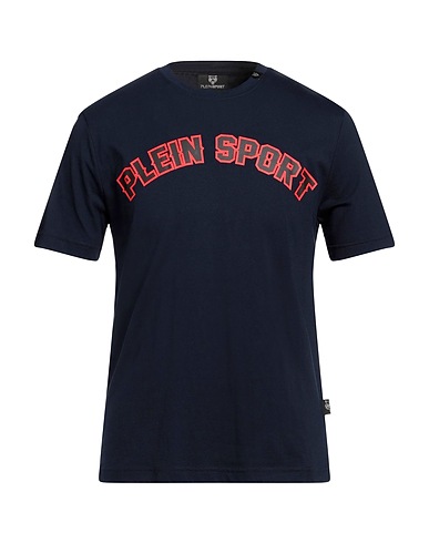 PLEIN SPORT T-Shirt Marineblau 100% Baumwolle