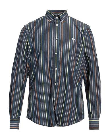 HARMONT & BLAINE Striped shirt Navy 100% Cotton