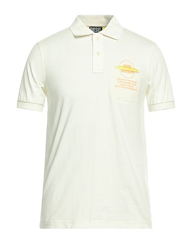 DIESEL Polo shirt Off white 100% Cotton