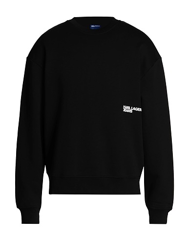 KARL LAGERFELD JEANS Sweatshirt KLJ KARL SWEAT
 Black 90% Organic cotton, 10% Polyester