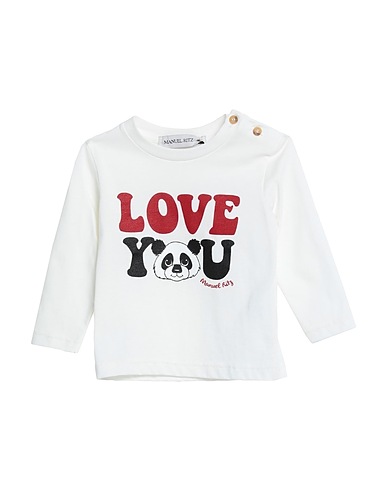 MANUEL RITZ T-shirt White 100% Cotton