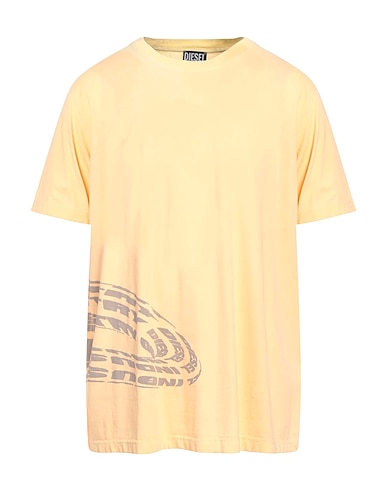 DIESEL T-shirt Yellow 100% Cotton