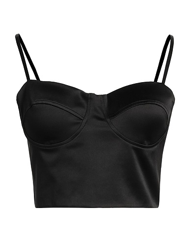 RINASCIMENTO Top Schwarz 60% Polyester, 37% Baumwolle, 3% Elastan
