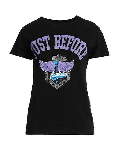 J·B4 JUST BEFORE T-shirt Black 100% Cotton