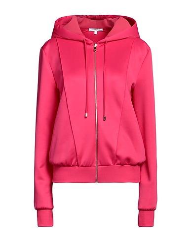 PATRIZIA PEPE Hooded sweatshirt Fuchsia 92% Polyester, 8% Elastane