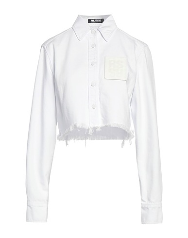 RAF SIMONS Camicie e bluse tinta unita Bianco 100% Cotone