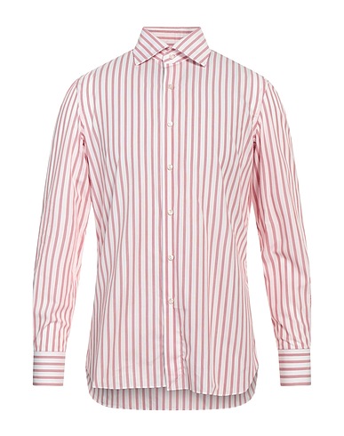 SARTORIO Striped shirt Red 100% Cotton