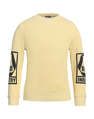 DIESEL Sweatshirt Yellow 100% Cotton