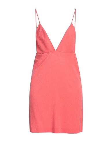 DSQUARED2 Short dress Coral 100% Viscose, Glass