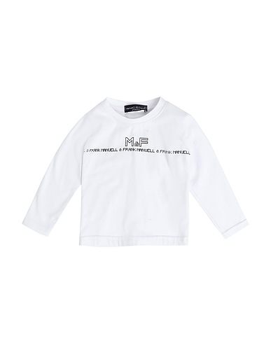MANUELL & FRANK T-shirt White 90% Cotton, 10% Elastane