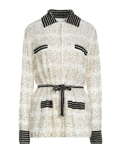 VALENTINO GARAVANI Patterned shirts & blouses Ivory 59% Polyamide, 41% Viscose