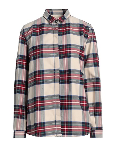 HAIKURE チェック柄シャツ ベージュ コットン 97% / ポリウレタン 3%
