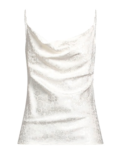 P.A.R.O.S.H. Camisole White 64% Viscose, 34% Polyester, 2% Elastane