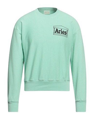 ARIES Sweatshirt Light green 100% Cotton